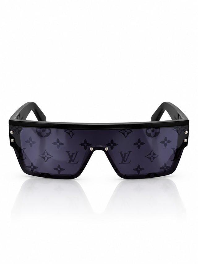 LOUIS VUITTON LV WAIMEA L SHIELD SUNGLASSES (BLACK MONOGRAM)