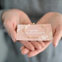 Geschenke für die Trauzeugen - Armschmuck mit Dankeskarte - StellaKobenhavn