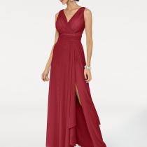 Kleider für die Brautmutter - Bodenlanges Abendkleid in Rot - heine