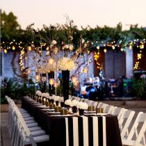 Tischdeko - Tischdeko zur Hochzeit mit Kerzen - Mylk and Honey via Etsy 1