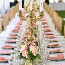 Tischdeko - Tischdeko mit Kerzen - Mylk and Honey via Etsy 5