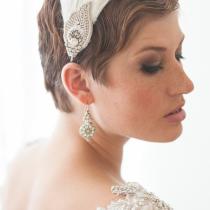 Brautfrisur kurze Haare - LOOKING GLASS Wedding Photography