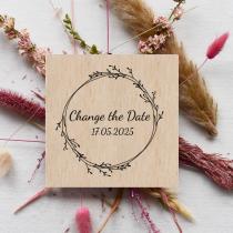 Change-the-date Karten - Holzkarte - Hochzeitsplaza Kartenshop