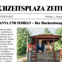 Hochzeitsplaza Hochzeitszeitung - TextMaker - Titel