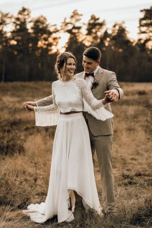 Brautkleider - Zweiteilige Brautkleider - Labude Brautmode etsy11