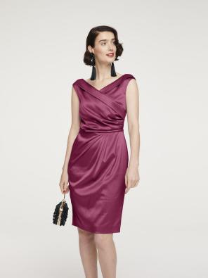 Kleider für die Brautmutter - Kurzes Abendkleid in Cyclam- heine