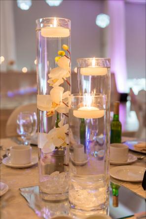 Tischdeko - Tischdeko zur Hochzeit mit Kerzen - manifesto photography