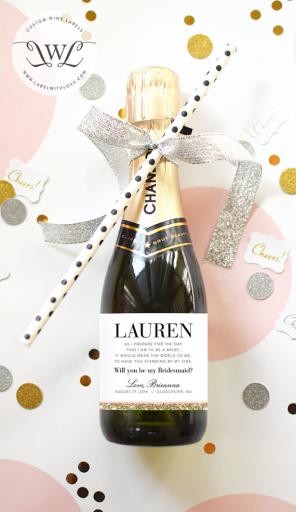 hochzeitsgäste - Geschenke für die Trauzeugin - labelwithlove via etsy