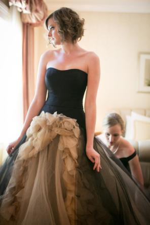 Real Wedding - Extravagante Hochzeit im schwarzen Brautkleid - 07