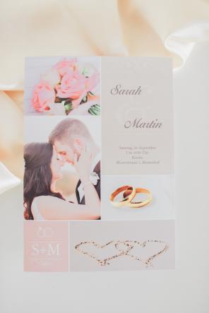 Kichenheft zur Hochzeit - Kirchenheft mit Foto - Hochzeitsplaza