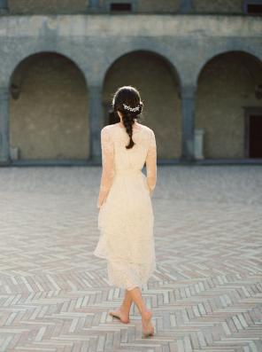 Brautfrisur mittellange Haare - MelindaRoseDesign via Etsy 6