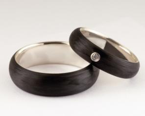Ringe - Eheringe aus Carbon - CrownDesign via Etsy 20