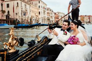 Real Wedding - Elina und Amirs glamouröse Hochzeit in Venedig  - 53