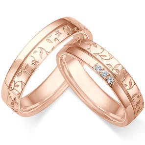 Eheringe - Eheringe Trends - TR7 Rotgold Ringladen.de