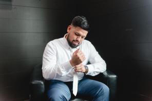 Real Wedding - Minimalistische Hochzeit in Rosa - Mychelle LeVan Photography11