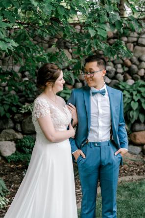 Real Wedding = DIY-Hochzeit in der Pandemie zu Hause = 37Lauren Baker Photography