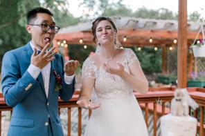 Real Wedding = DIY-Hochzeit in der Pandemie zu Hause = 49Lauren Baker Photography