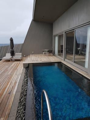 Heiraten auf den Malediven Galerie - Pool unserer Water Villa im St. Regis Maldives - Hochzeitsplaza