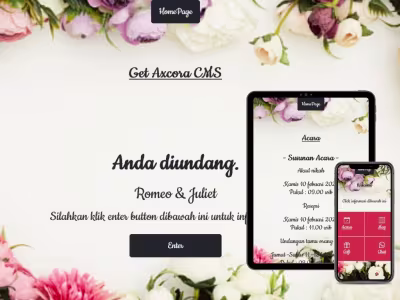 Free download and open source code Wedding Invitation Online flatfile CMS website themes template .