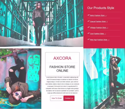 Free download and open source code Fashion ART website themes template .