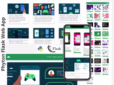 Free download and open source code python flask blog website themes template.