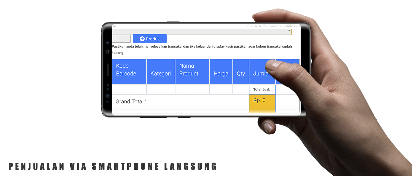 Aplikasi kasir online mobile pos