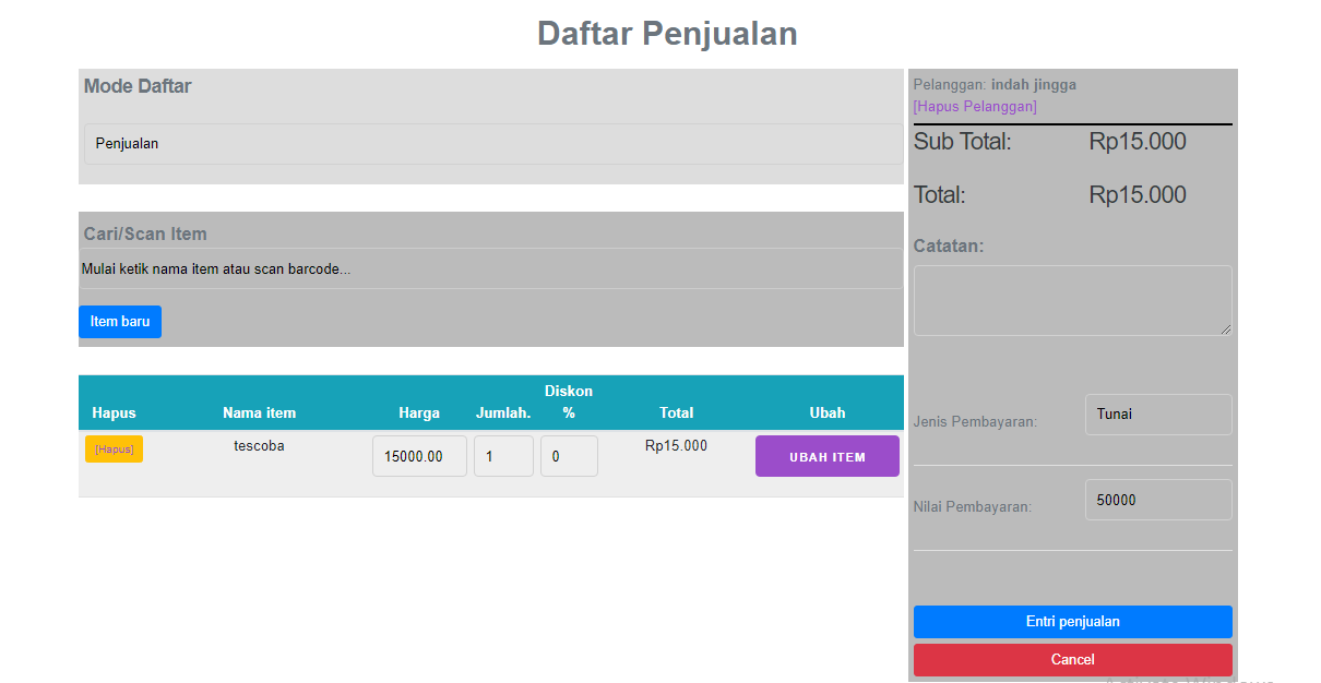 penjualan kasir point of sale  barcode aplikasi kasir online murah terbaru