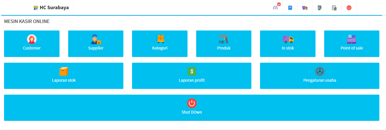 menu cabang toko aplikasi kasir penjualan online murah untuk multi toko cabang