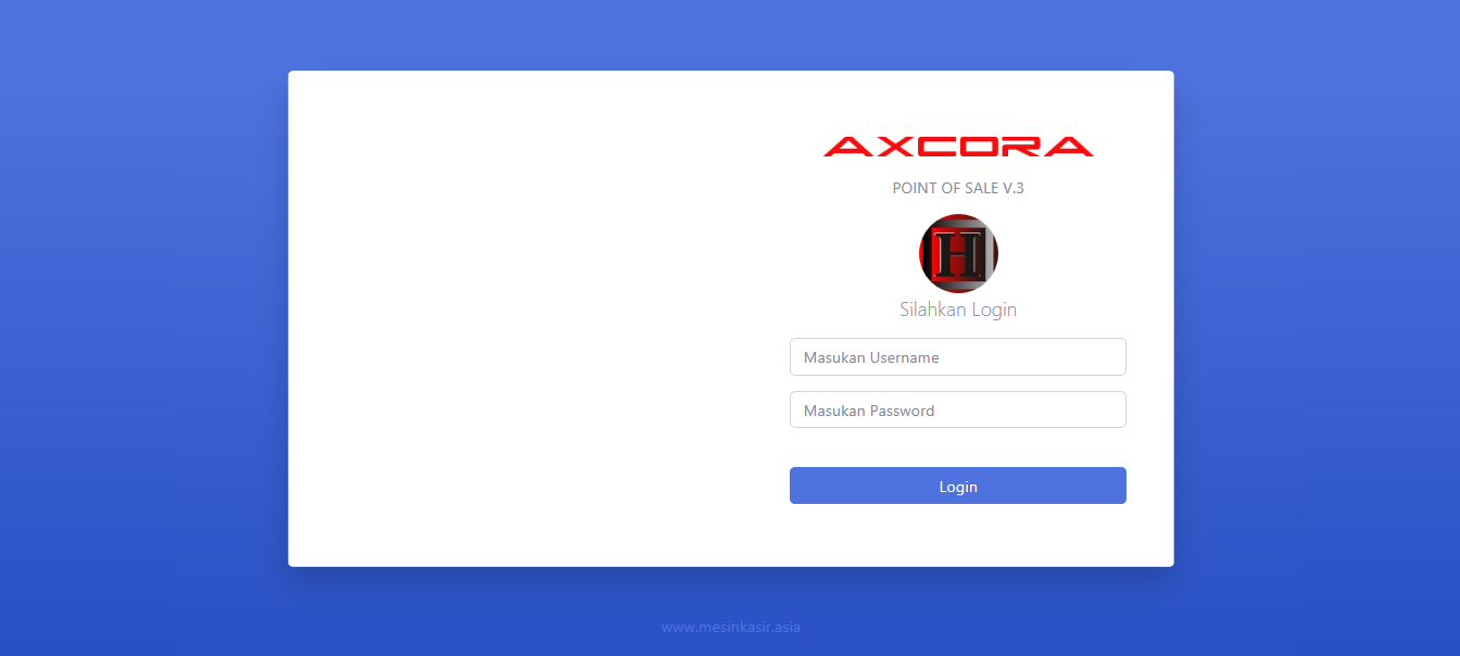 login aplikasi kasir ONLINE android iphone windos