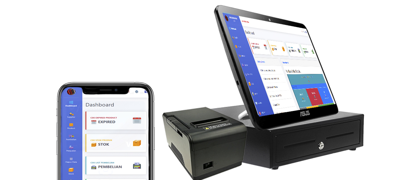 multi device platform aplikasi kasir ONLINE android iphone windos
