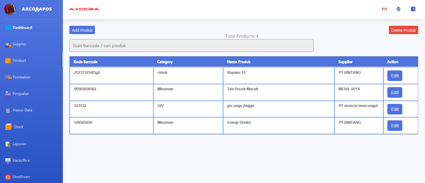 produk barcode expired date aplikasi kasir ONLINE android iphone windos