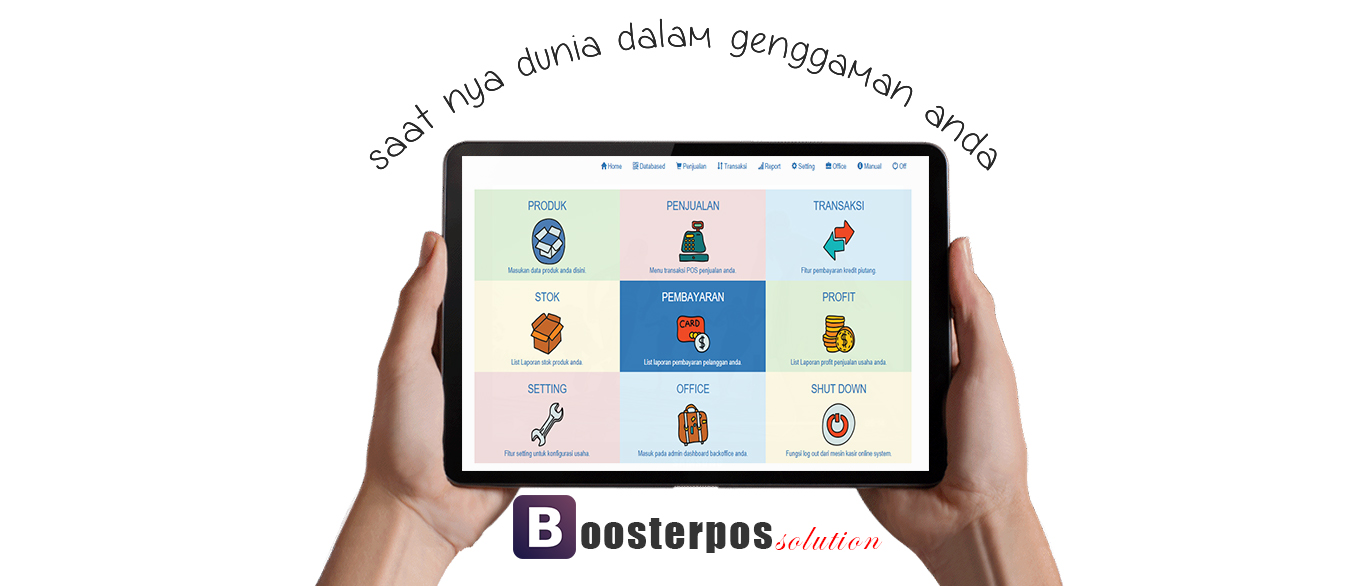 aplikasi kasir ONLINE android iphone windoWs