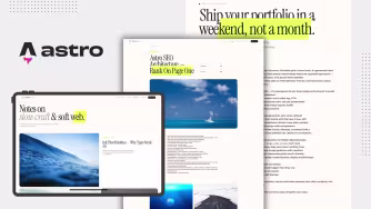 PaperHouse - Astro Bento Portfolio Template - Works, Blog, Docs, Order
