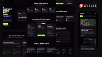 VOID — SvelteKit Theme for AI & SaaS Content-Driven Sites