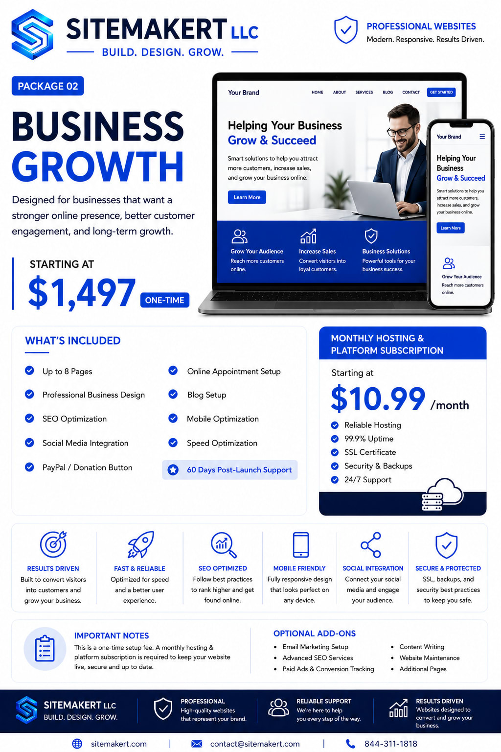 Business Growth Website Package