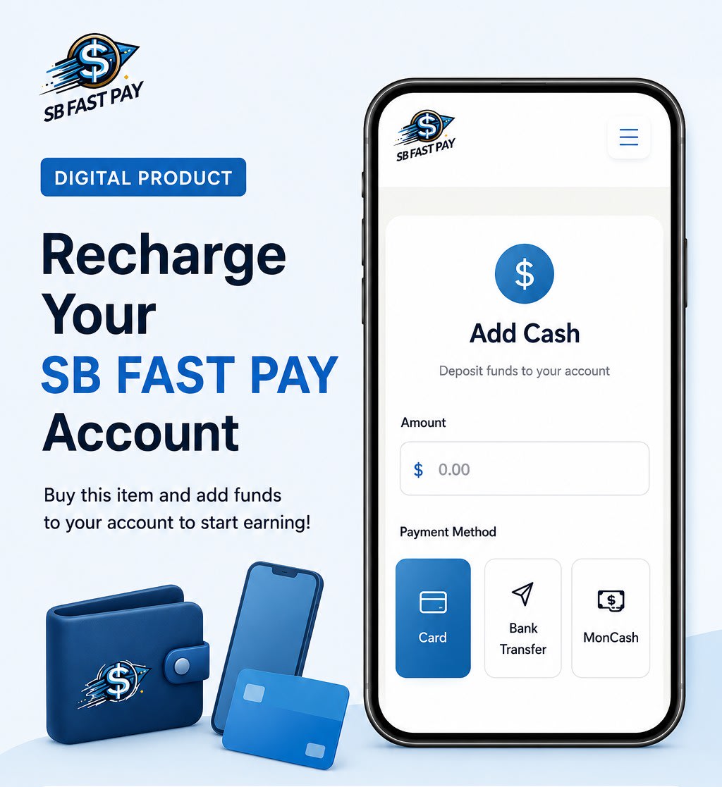 Recharge your SB FAST PAY Account