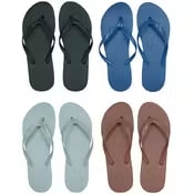 Men's Flip Flops – Assorted Colors (Case of 48 Pairs)