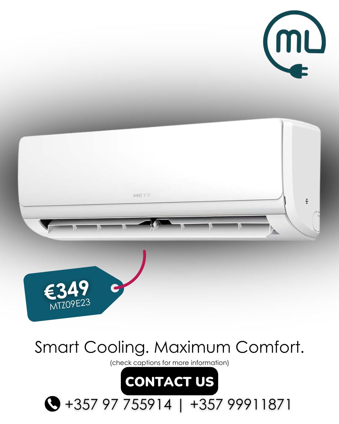 Metz AIRCONDITION 9000 BTU MTZ09E23