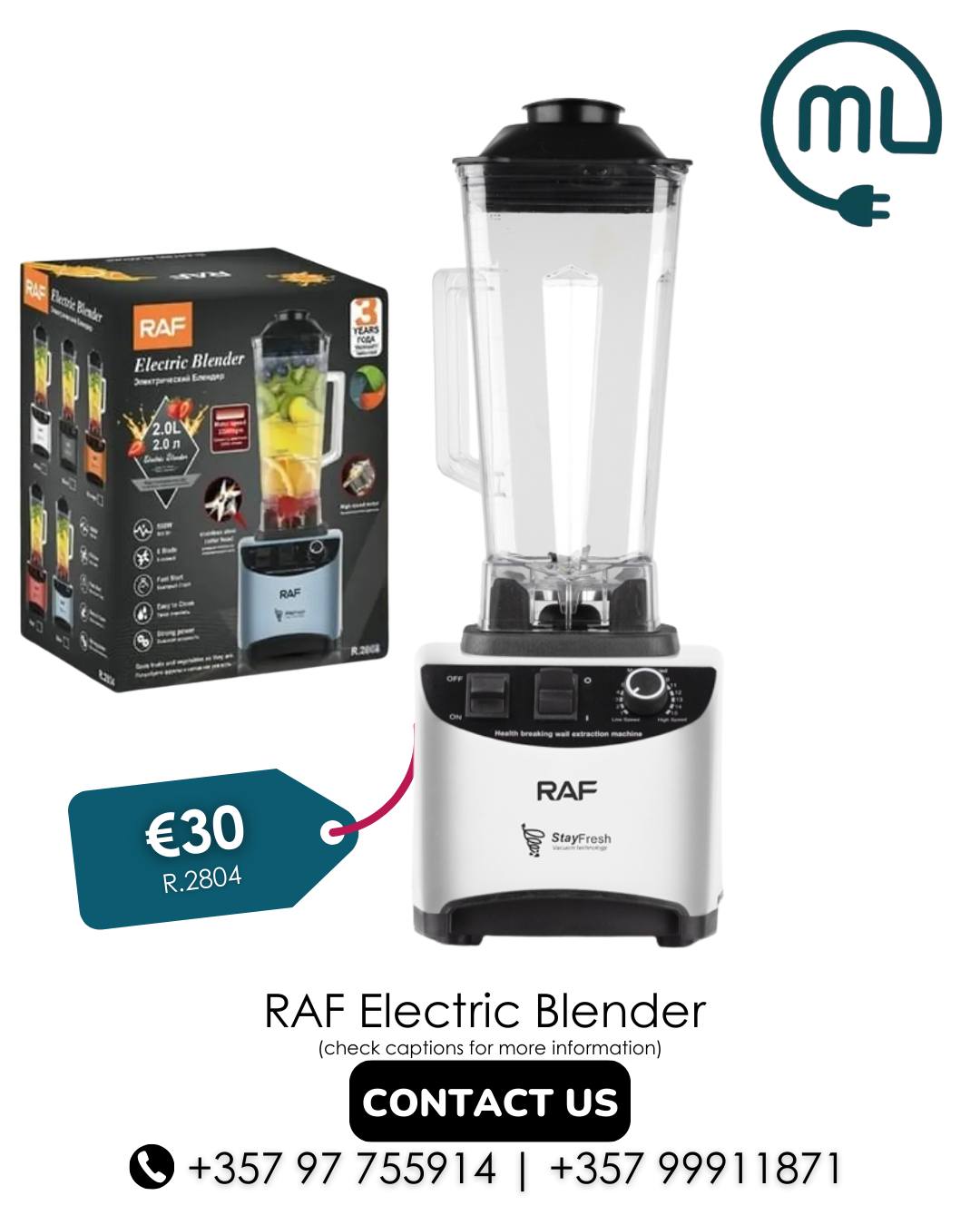 RAF Electric Blender R.2804