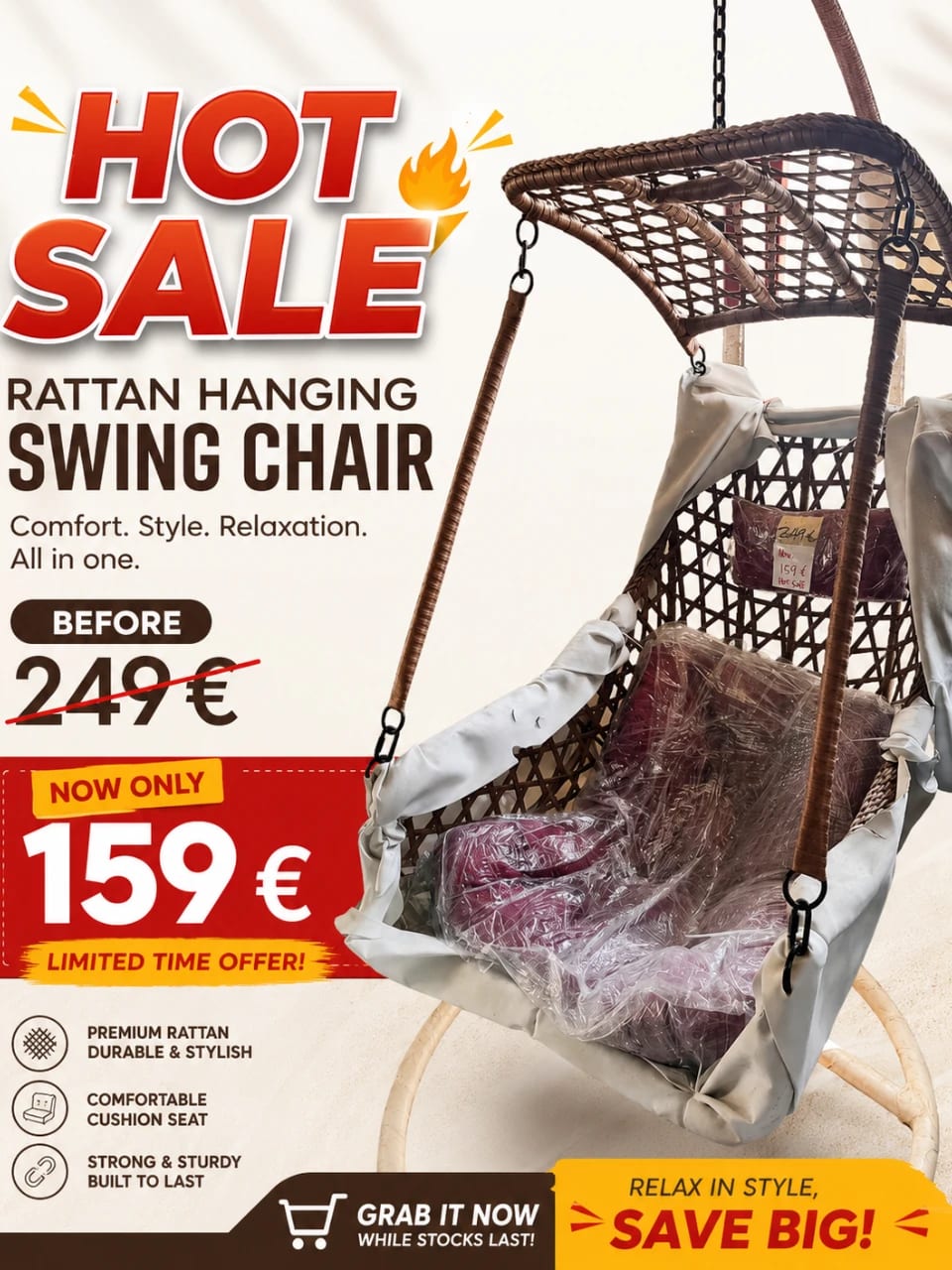 Rattan Swing Chair RSC