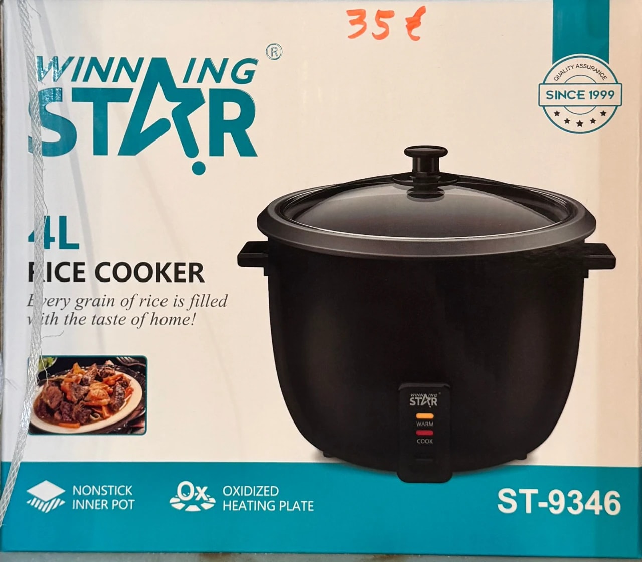 WINNING START 4 L RICE COOKER ST-9346