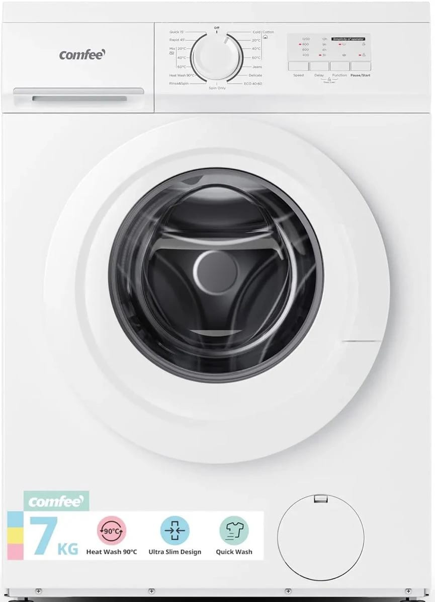 COMFEE 7K WASHING MACHINE SLIM SIZE CFE10EW70/W-UK