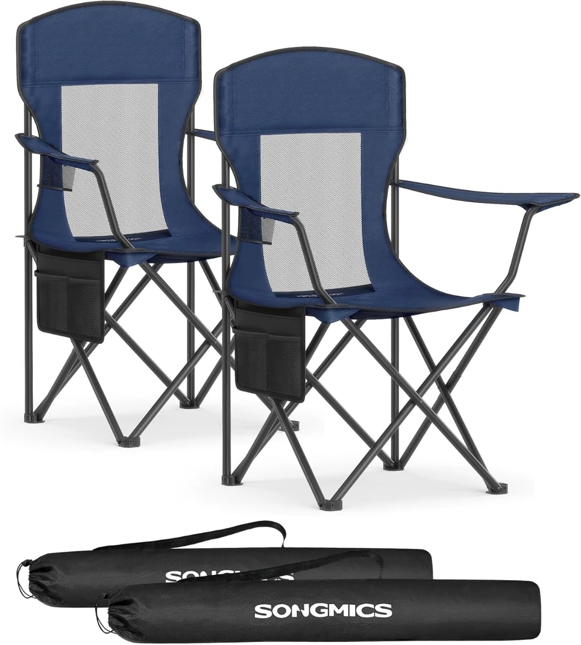 SONGMICS Camping Chairs Set of 2, GCB028Q01