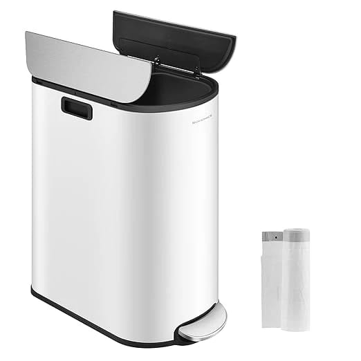SONGMICS Double Kitchen Bin LTB570W02