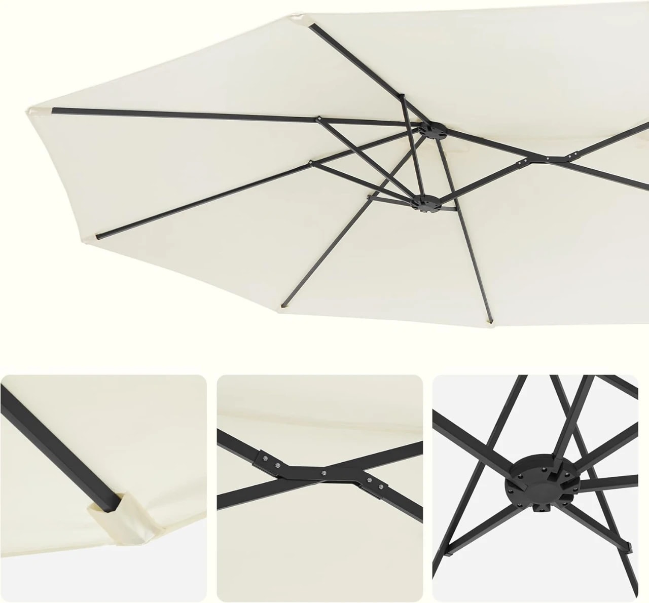SONGMICS Double Parasol 460 x 270 cm GPU036M01