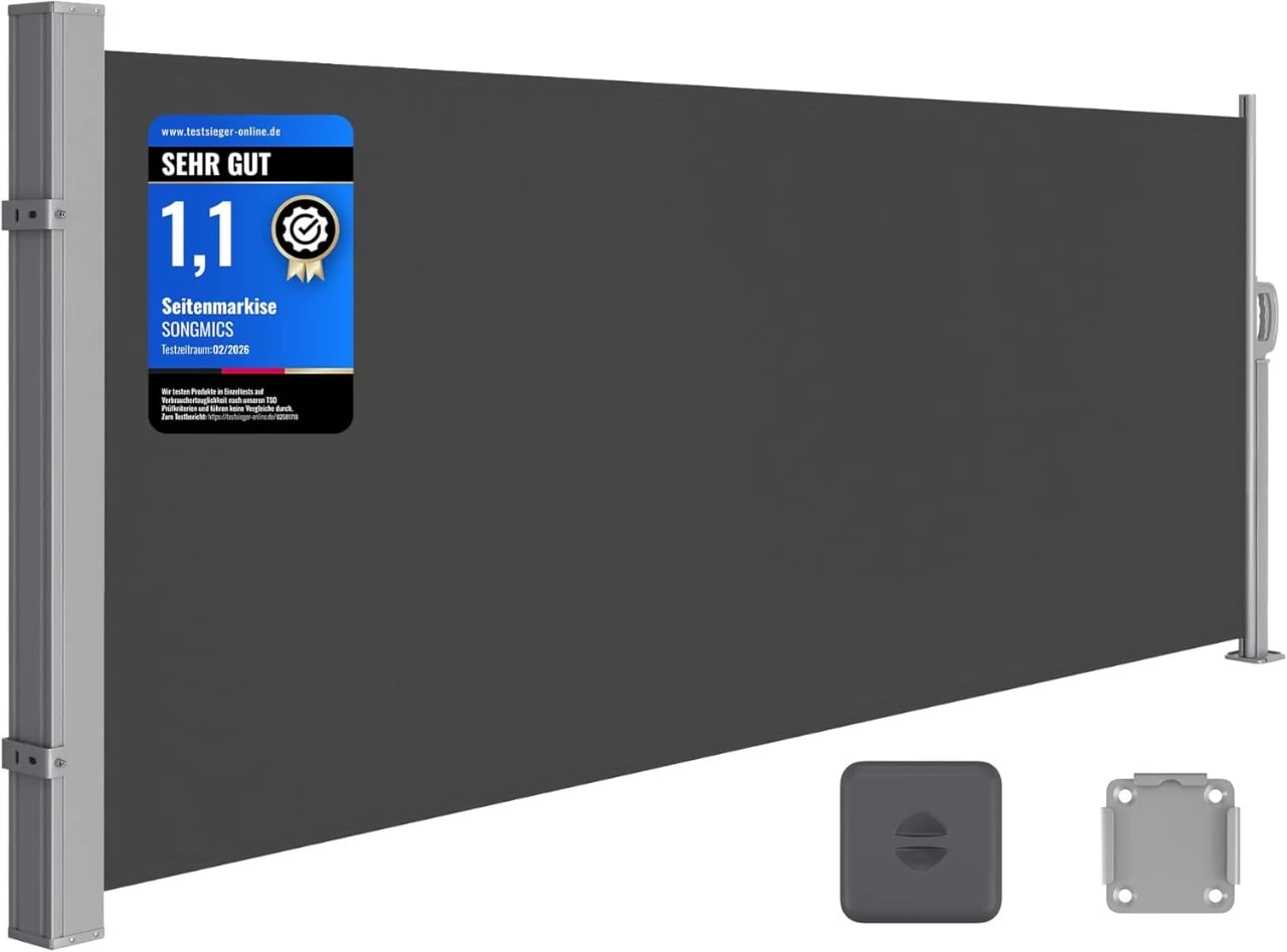 SONGMICS Roller Blind for Balcony GSA143G02
