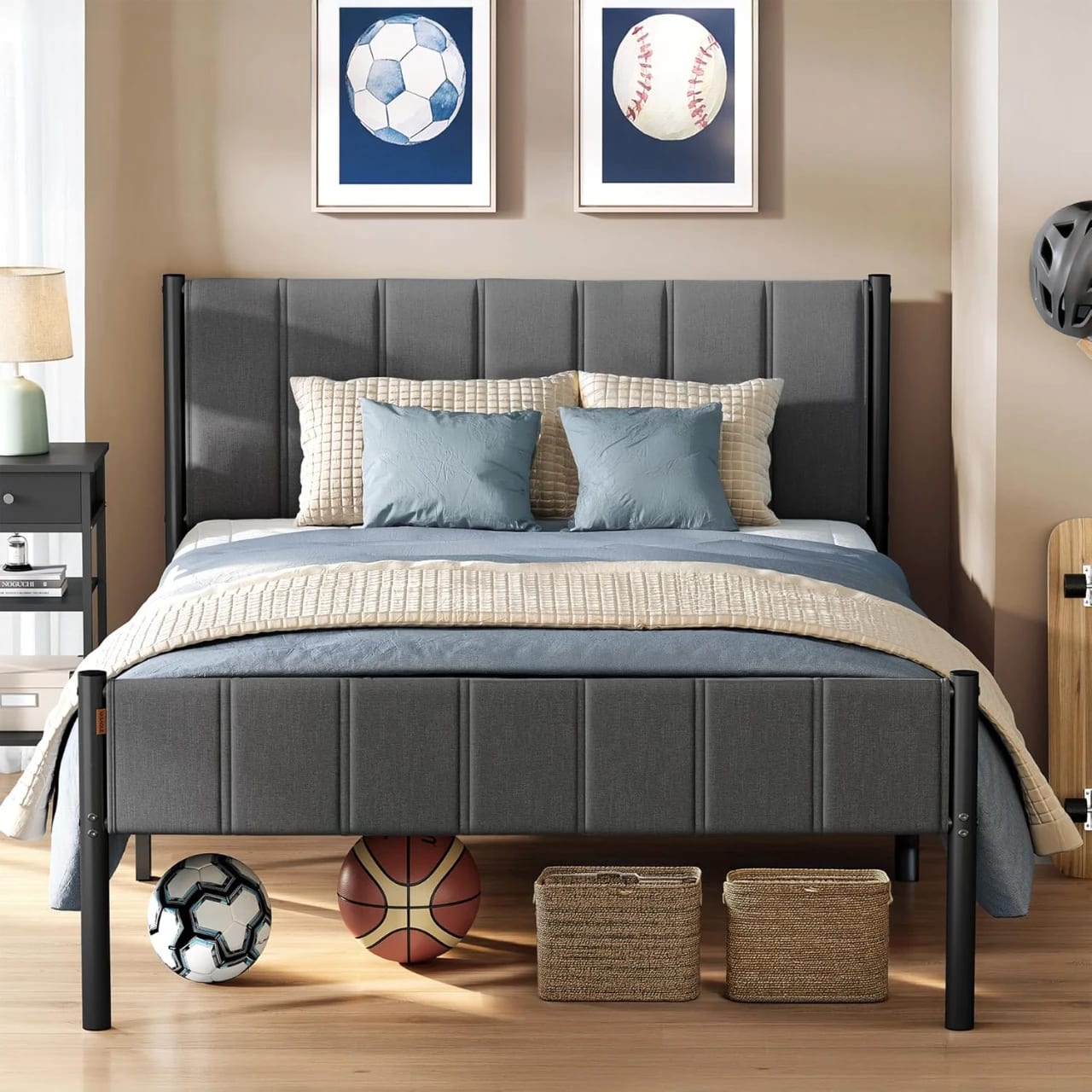 VASAGLE Double Bed Frame RMB976G02