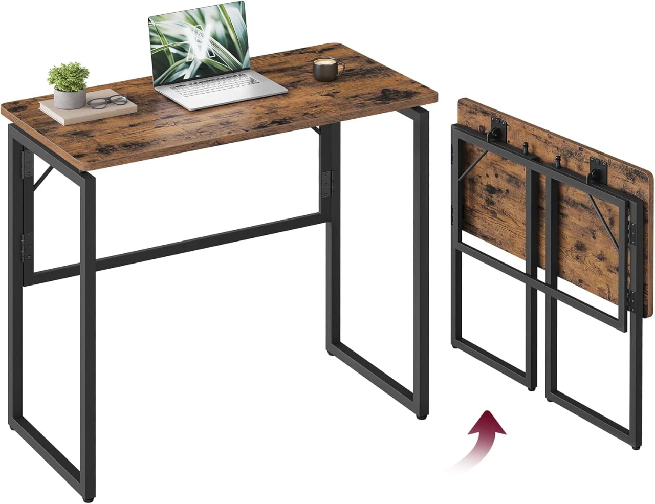 VASAGLE Small Folding Computer LWD151KD01