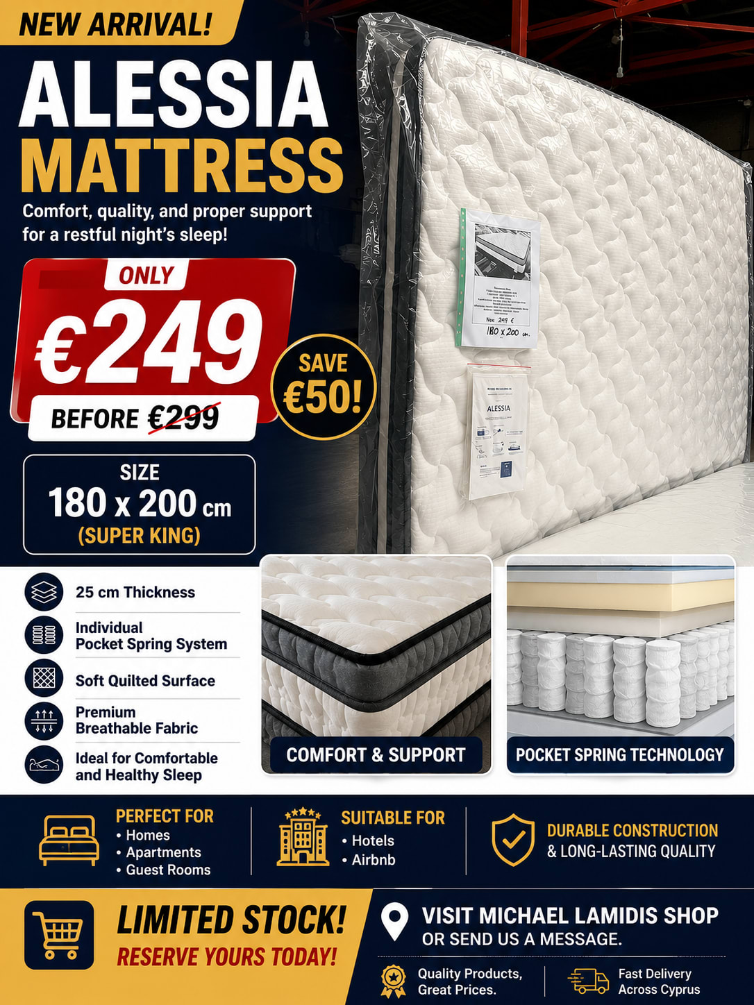 ALESSIA MATTRESS ALMAT0