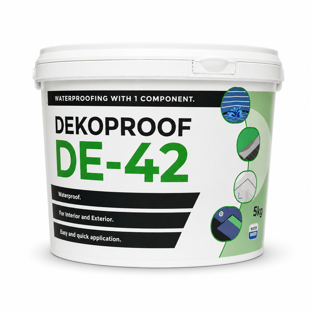 DEKOPROOF DE-42 – tečna hidroizolacija 5 kg